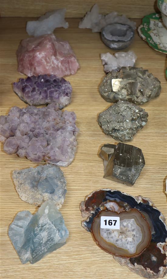 A collection of minerals